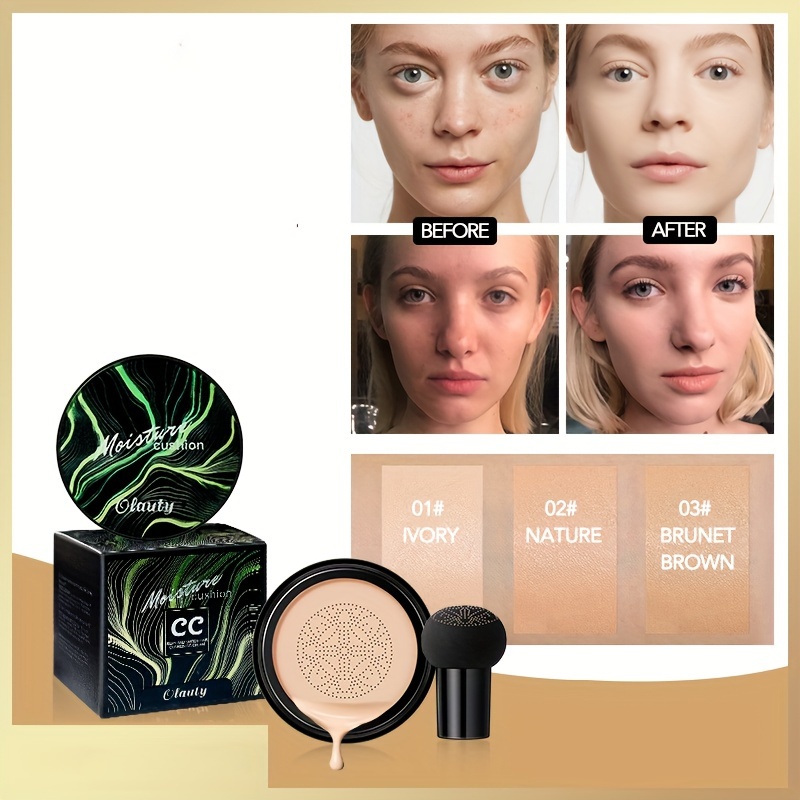 Mushroom Head Primer CC Foundation Concealer BB Cream Long-lasting Makeup Fixing Isolation Makeup
