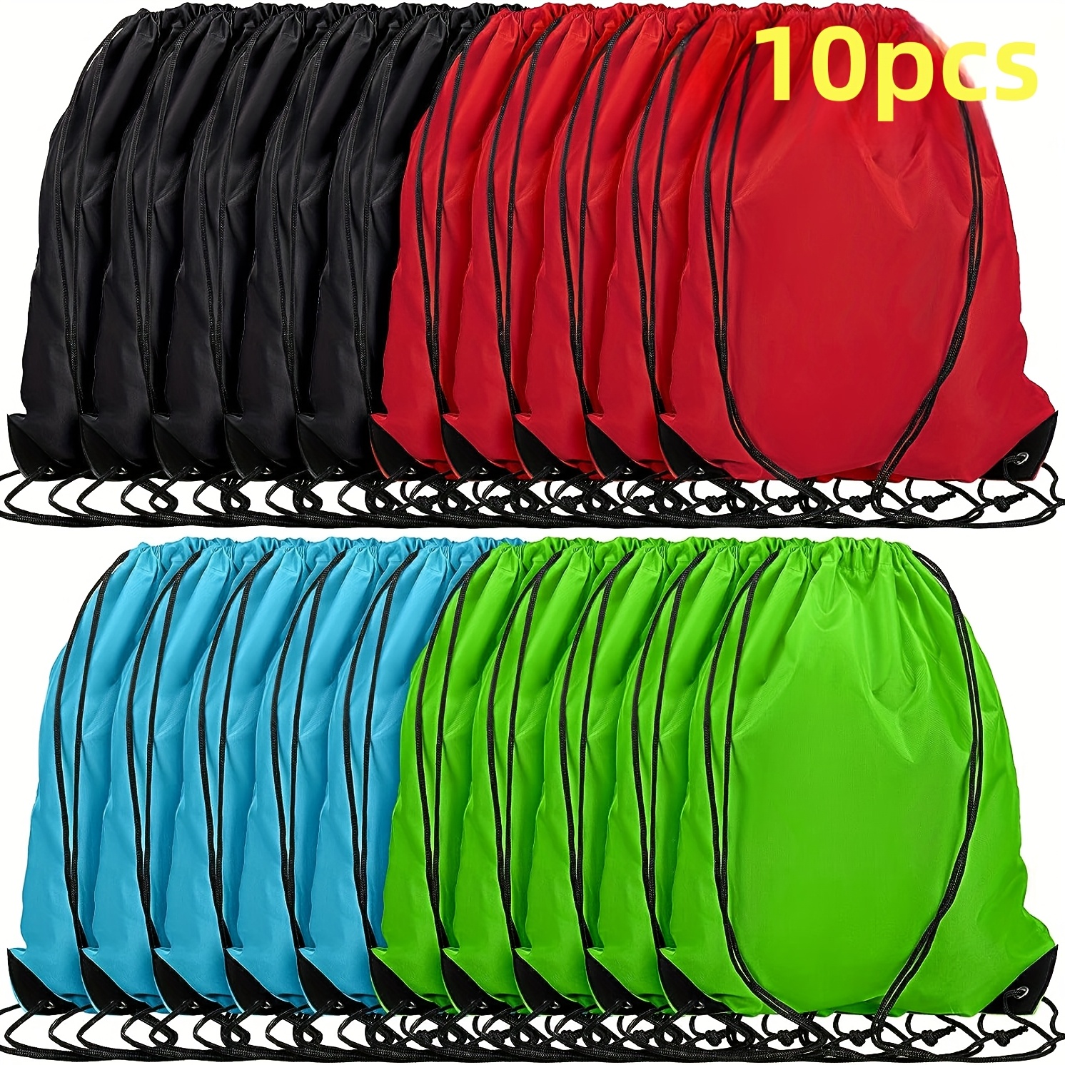 TEMU 10//40 Unisex Drawstring Backpacks, Suitable For Gym And Outdoor Activities Storage Bags.