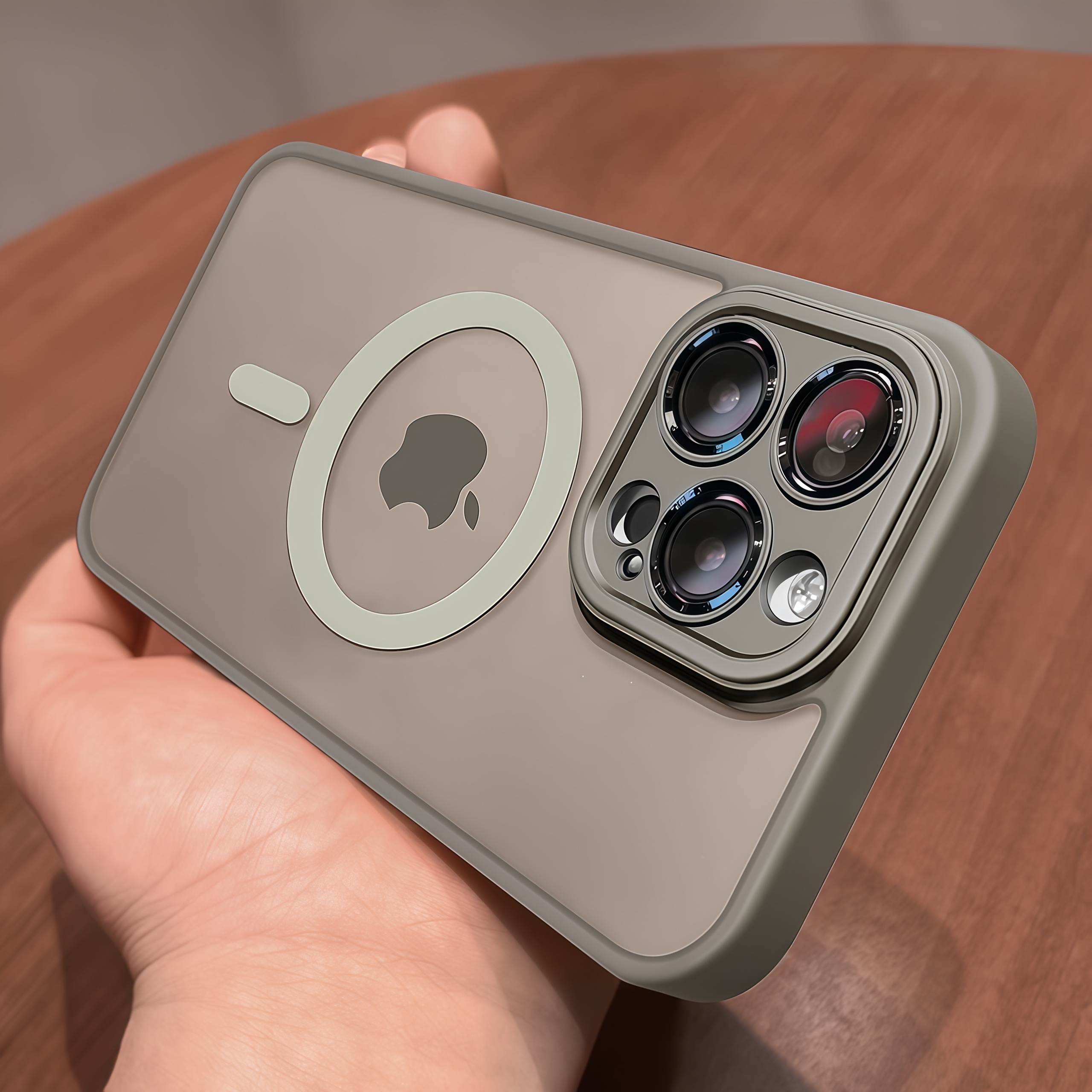 Phone case: Upgraded version Translucent Original Case for iPhone 15 16 14 13 11 12 Pro Max Plus Magnetic Wireless Charge Lens Protector Matte Cover Durable Shockproof Shell