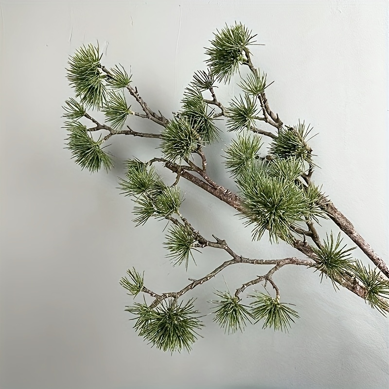1pc Lifelike Artificial Pine Branch - Cedar For Decor, Perfect For Weddings, Hotels, And Christmas Displays, Best For Christmas