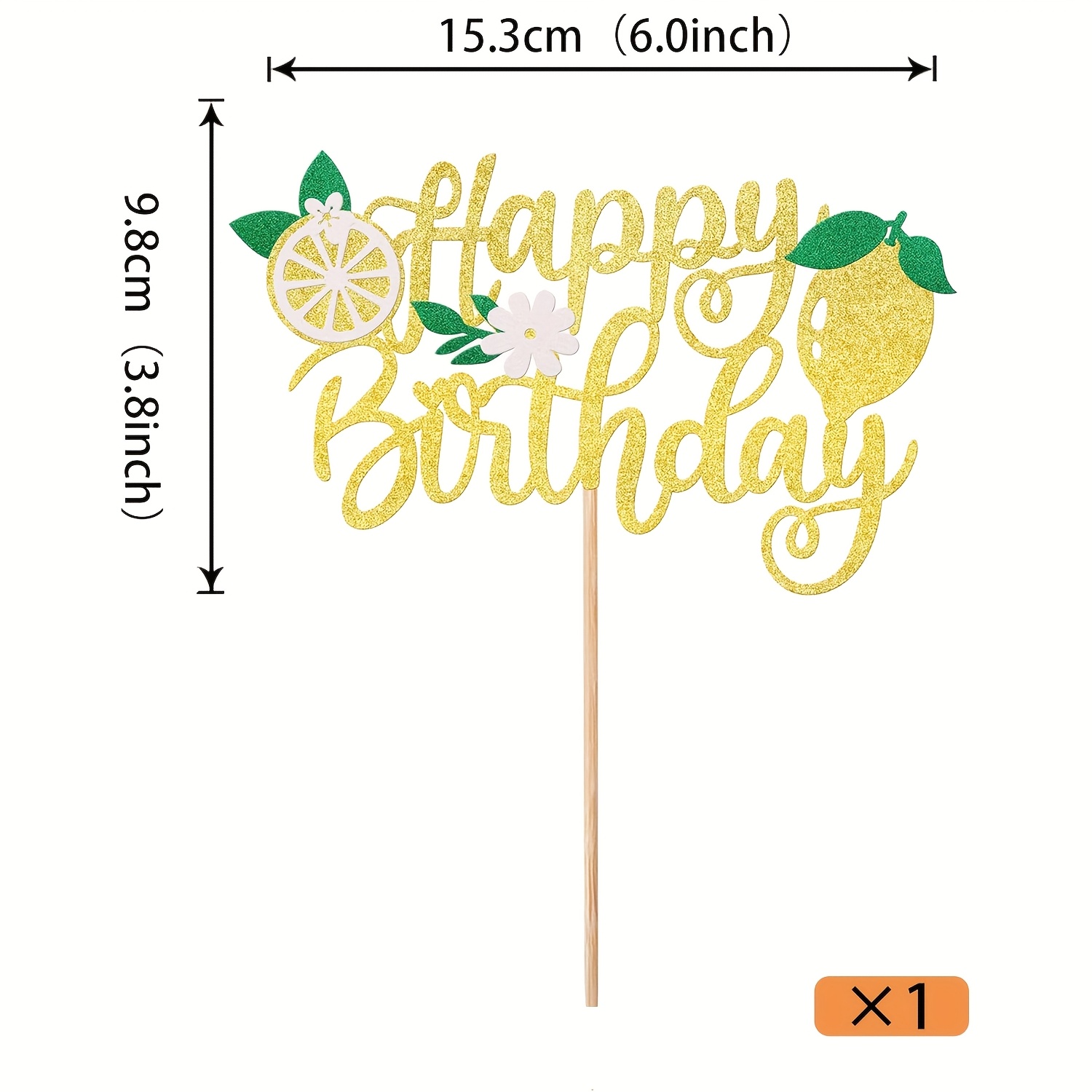 Image of A -themed Birthday Cake Topper For A Birthday Or Shower Party