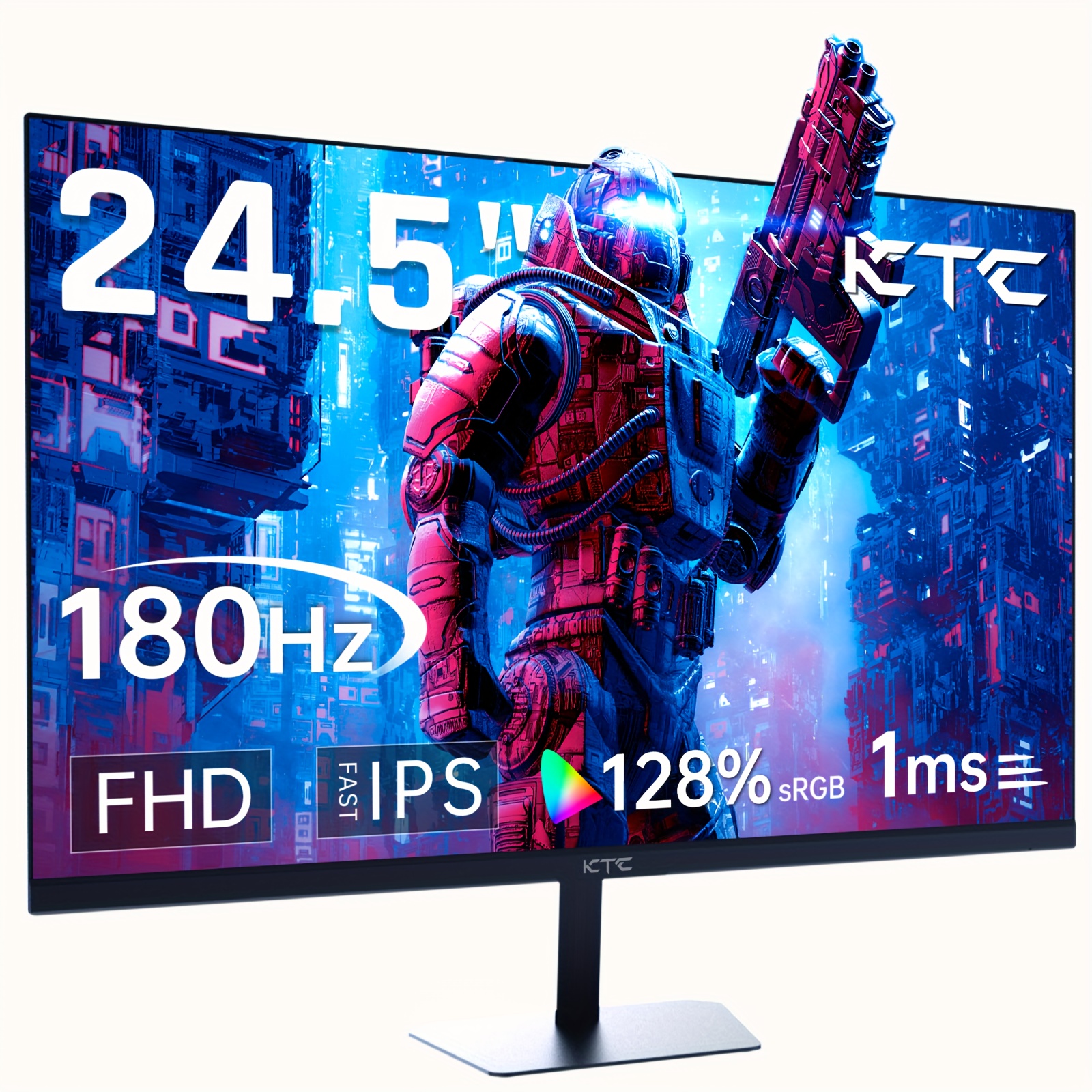 Ktc 180hz Ips 1 Ms 128%srgb Hdr10 - Temu