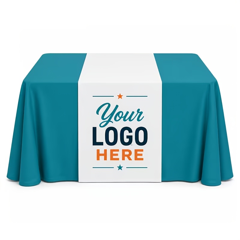 TEMU Custom Tablecloth, Premium Tablecloth, Custom 59-inch Long Tablecloth, Party Tablecloth, Business Tablecloth, Market Stall Brand , Personalized