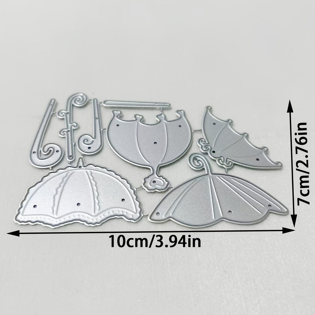 TEMU 1pc Umbrella Metal Die Cut, Diy Scrapbooking Embossing Stencil, Handmade Greeting Card Making Metal Cutting Dies, Gift Card Making Tools
