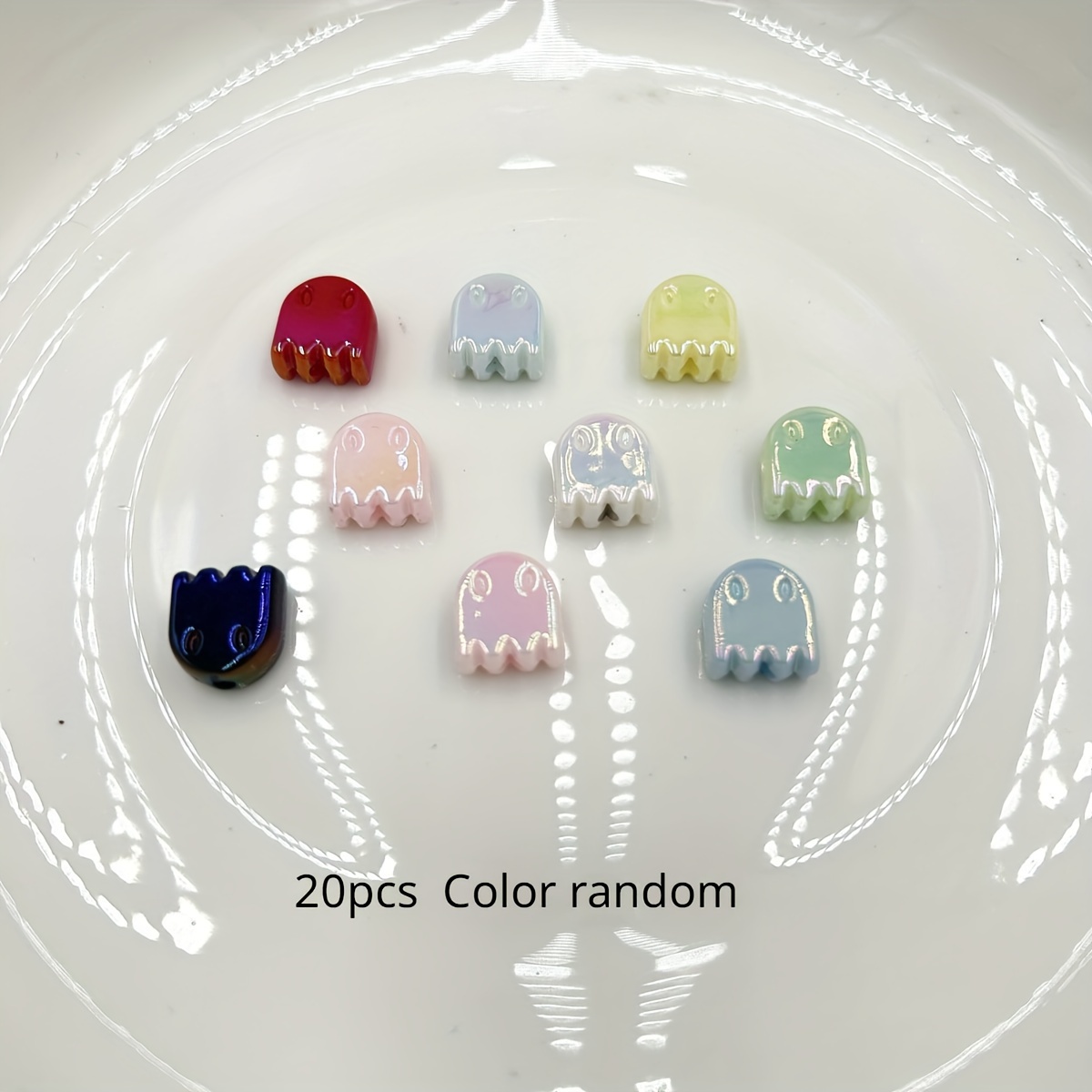 E-shop 20 Stück Acrylperlen für DIY-Schmuck, Armbänder & Perlenstifte – Verschiedene Farben