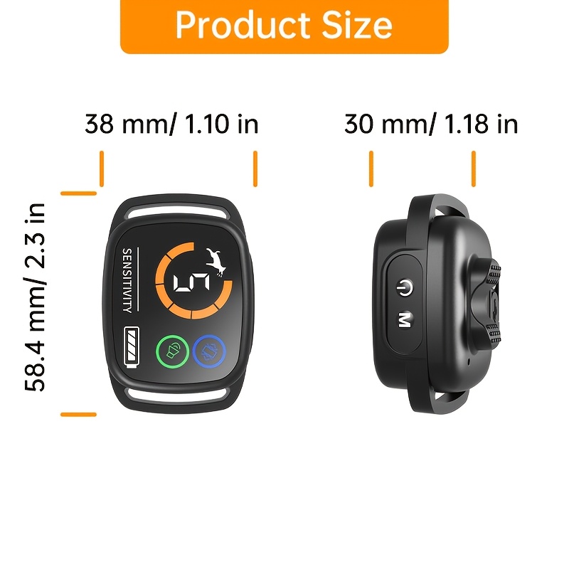 Dog Bark Collar Smart No Shock Training Collar for Medium Large Dogs, 6 Sensitivity Levels, Beep And Vibration Modes, Automatic Bark Detection, Rechargeable Humane Dog Training Device, Safe Behavior Correction Collar for Indoor Outdoor Use - Image 10