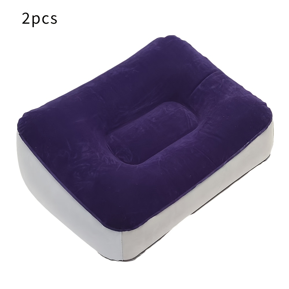 TEMU 2 piezas de taburete de cojín inflable de empuje, material de PVC, adecuado para taburete de cojín de muebles de oficina inflables afelpados