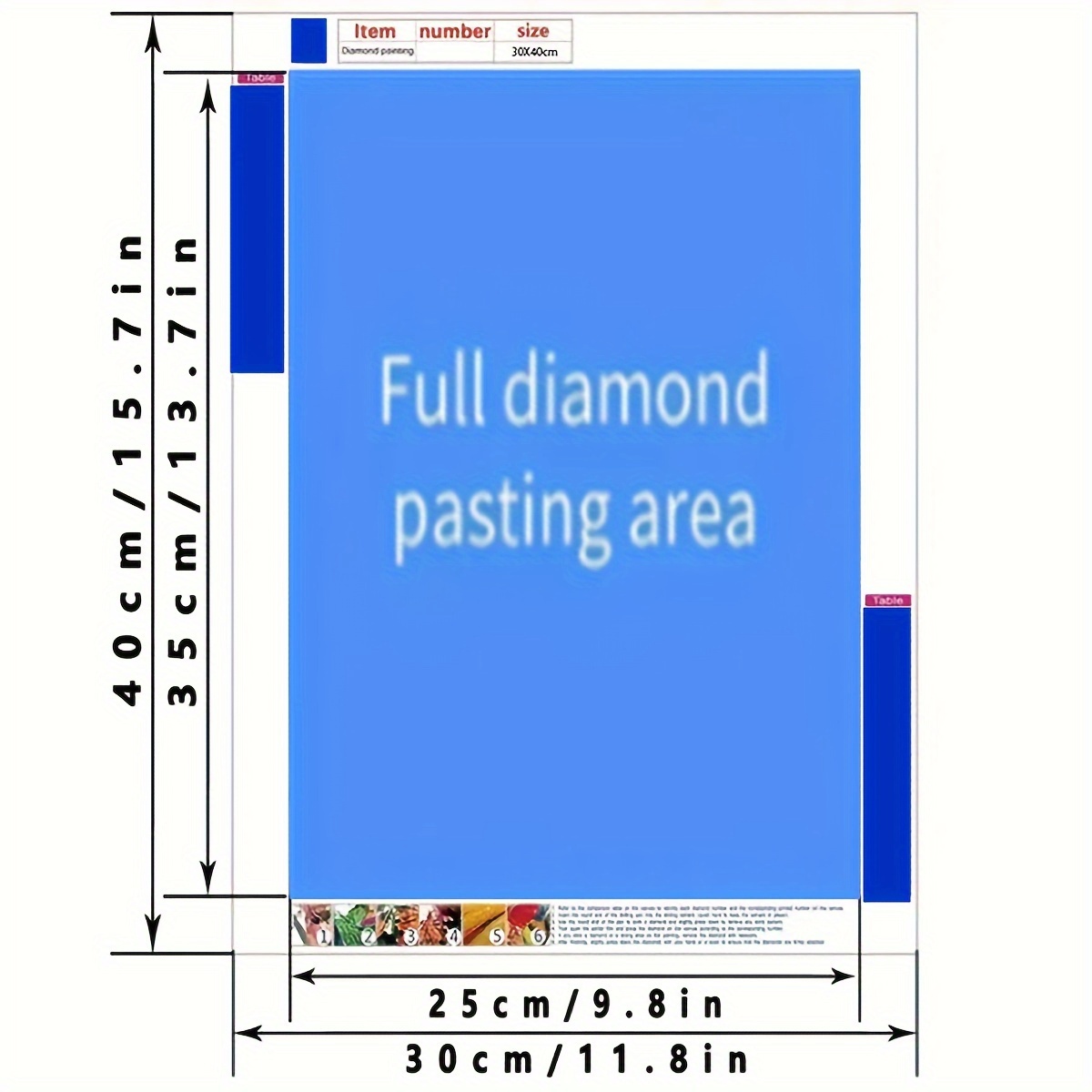 Kit Diamond Painting 5D Spiaggia E Tramonto 30x40cm - Pittura Con Diamanti Per Adulti E Bambini - Decorazione Casa Con Tutti Gli Accessori - Foto 7