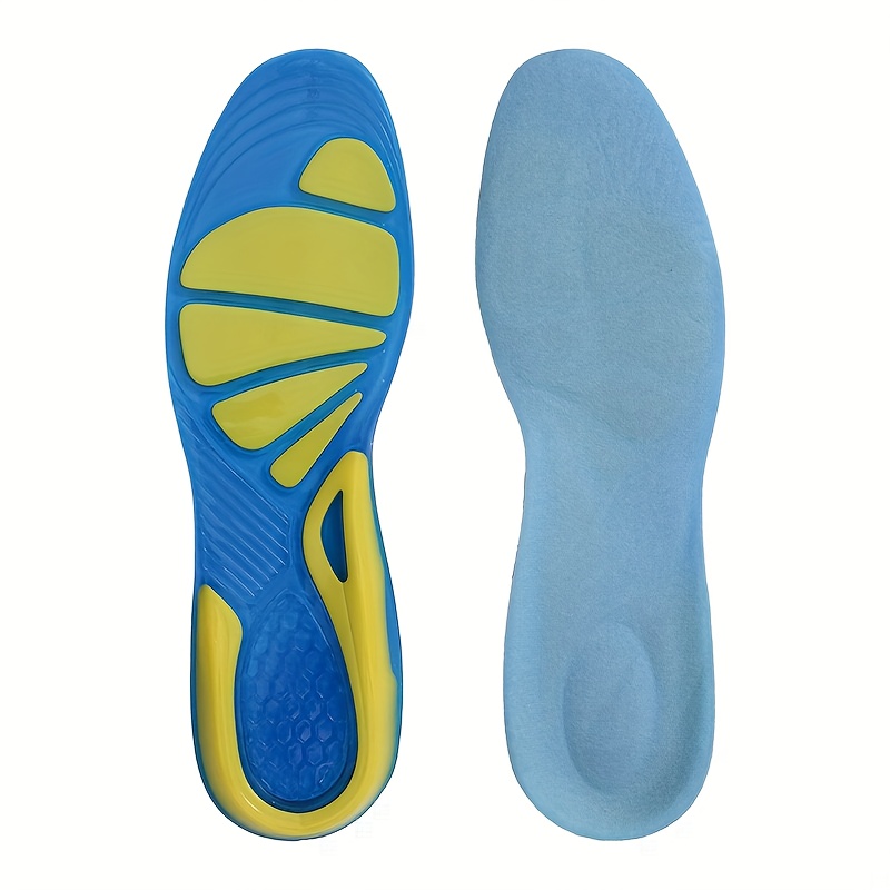 Image of Sneaker Shock-absorbing Insoles, Breathable And Soft Sports Running Insoles For Men And Women