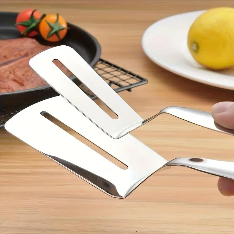 forțe de oțel inoxidabil pentru pește și carne, multifuncționale pentru grătar, prăjituri și pâine cu mânere antiderapante | potrivite pentru bbq coreean, pește prăjit  . | ustensilă esențială în bucătărie | structură din oțel inoxidabil, compatibile cu 11 sărbători Detaliile articolului 5