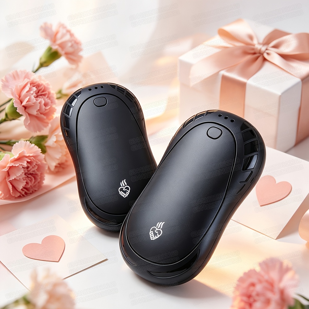 2-in-1 Usb Hand Warmers With Double-sided Heating And Long-lasting , Suitable For Winter Sports, Fishing, Travel, And , Ideal For Christmas And Thanksgiving