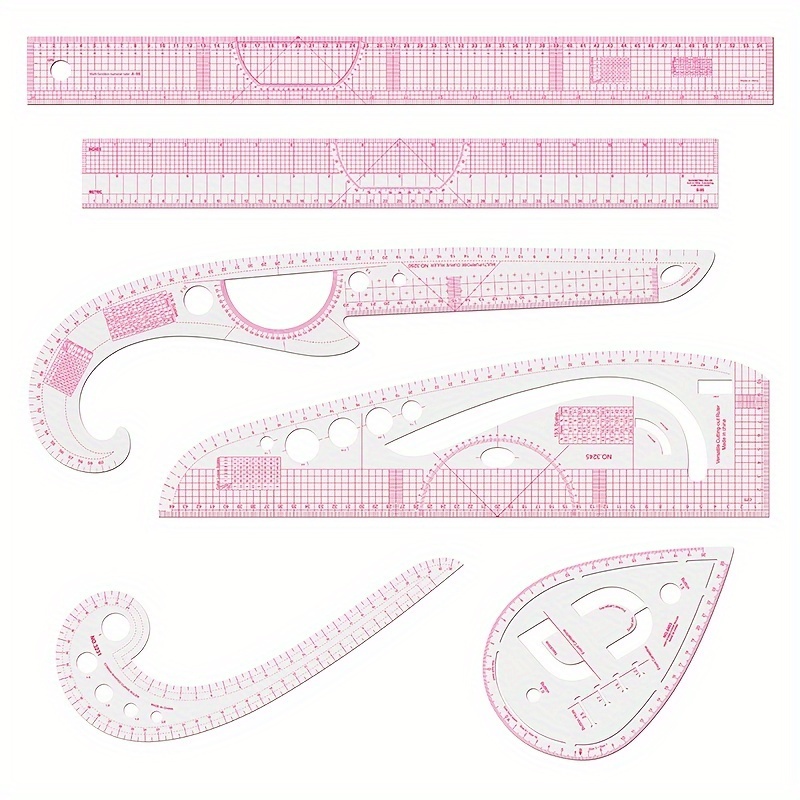 

Professional Sewing Curve Ruler Set - Dressmaking & Tailoring Template For Quilting And Crafts, Essential Accessories For Beginners To , , Measure, Drawing