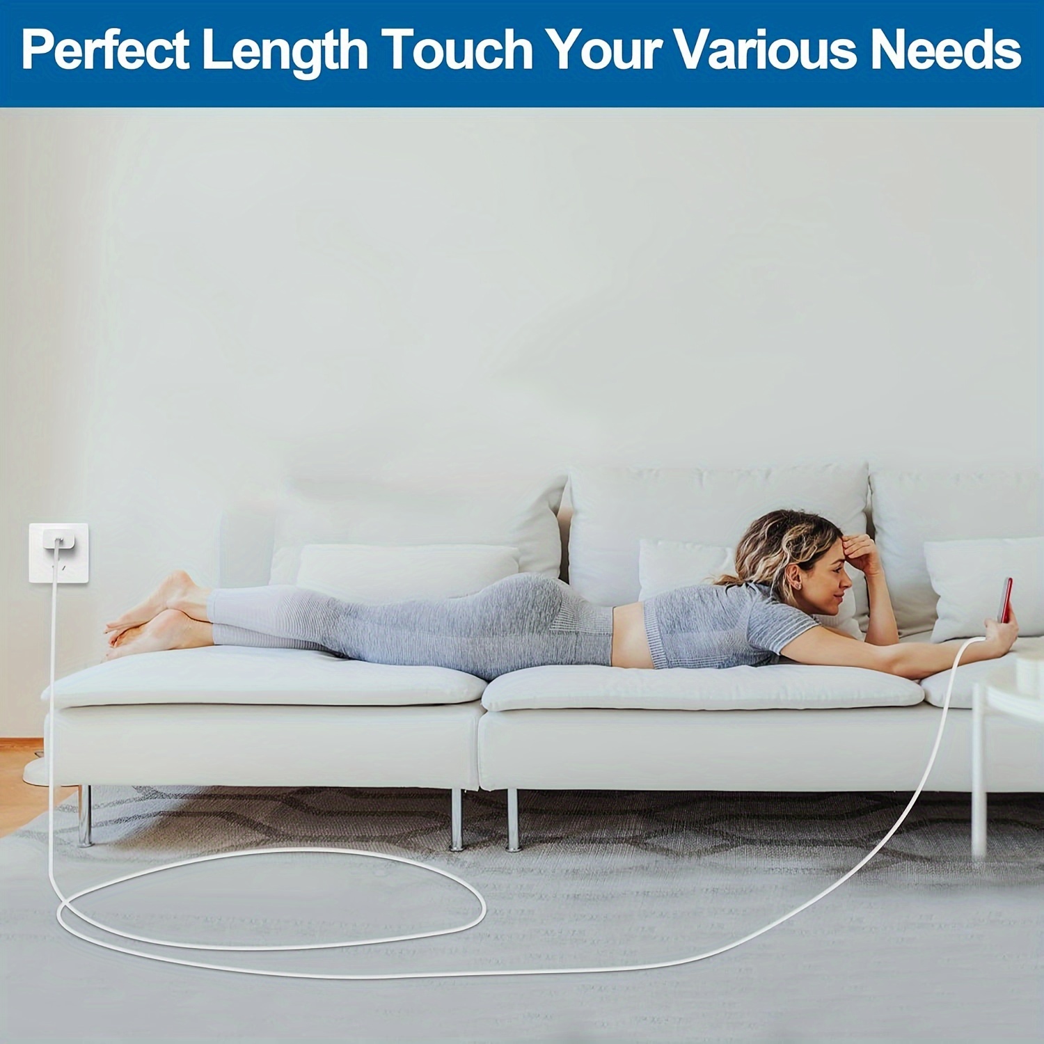 39.37in/78.74in PD30W Original Fast Charging Cable for iPhone 15/14/13/12/11 Pro Max/X/XR/XS/7/8/14 Plus Phone Earphone Charger Accessories