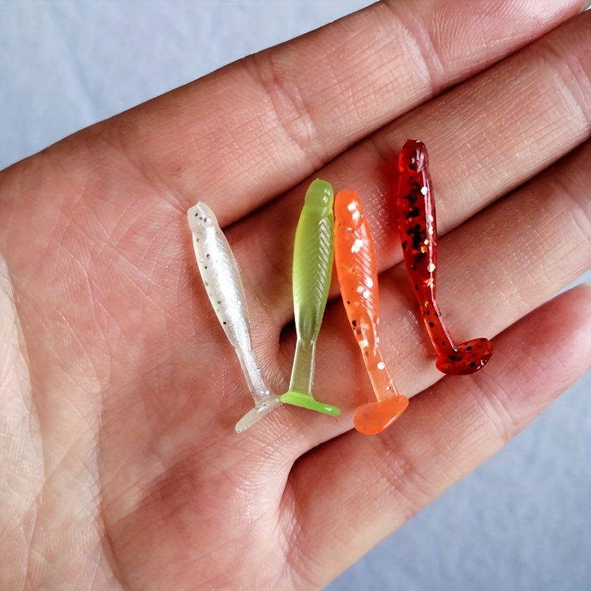 JJSL-N02 soft plastic lure ball tail thread worm soft fishing lure