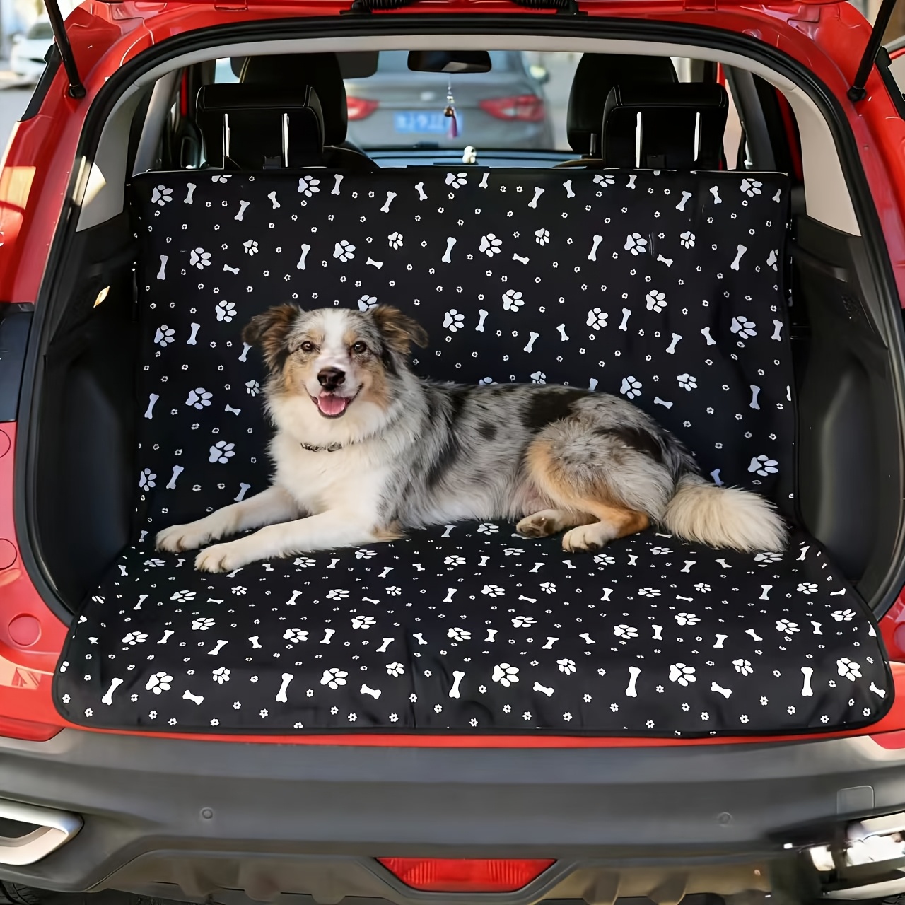 TEMU Alfombrilla para Maletero con Diseño de Huesos y para Gatos y Perros