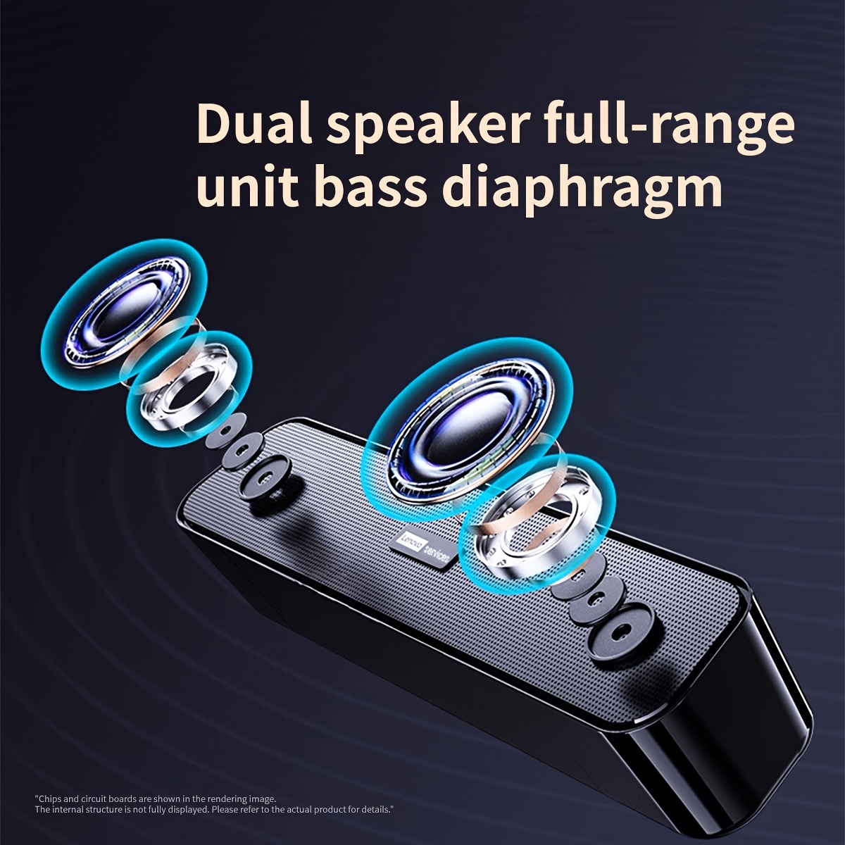 For Lenovo USB-Powered Stereo Speakers for Desktop & Laptop - Deep Bass Boost, Quiet Operation, Durable Design with Surround Sound Output for Gaming, Movies, Music, Computer Accessories, Gaming Audio Gear, Modern Audio Setup, Subwoofer Boost