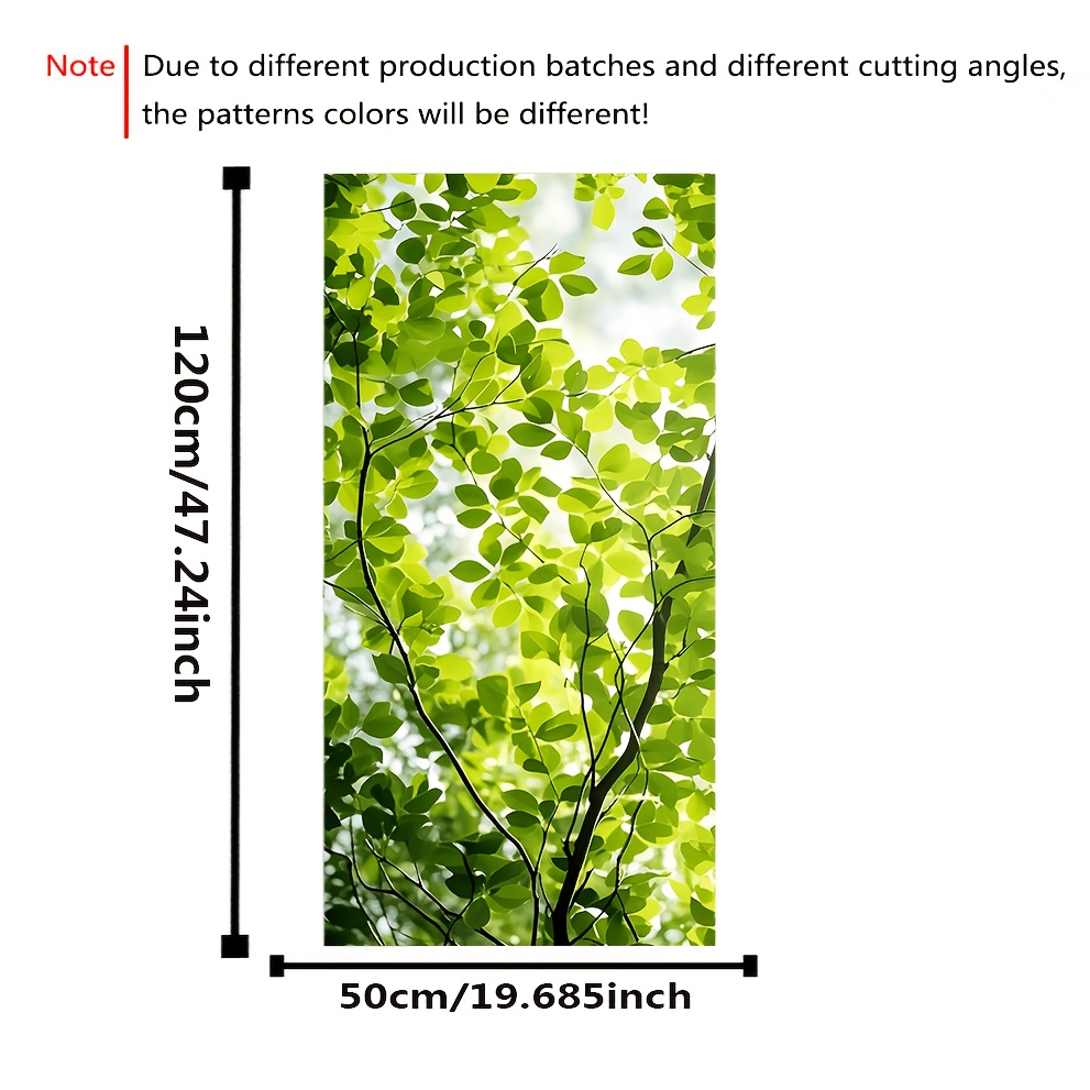TEMU 1 Roll Of Pet Frosted Anti-peeping Static Adsorption Colored Glass Film | Multifunctional And Anti-light Window Sticker, Suitable For Home And
