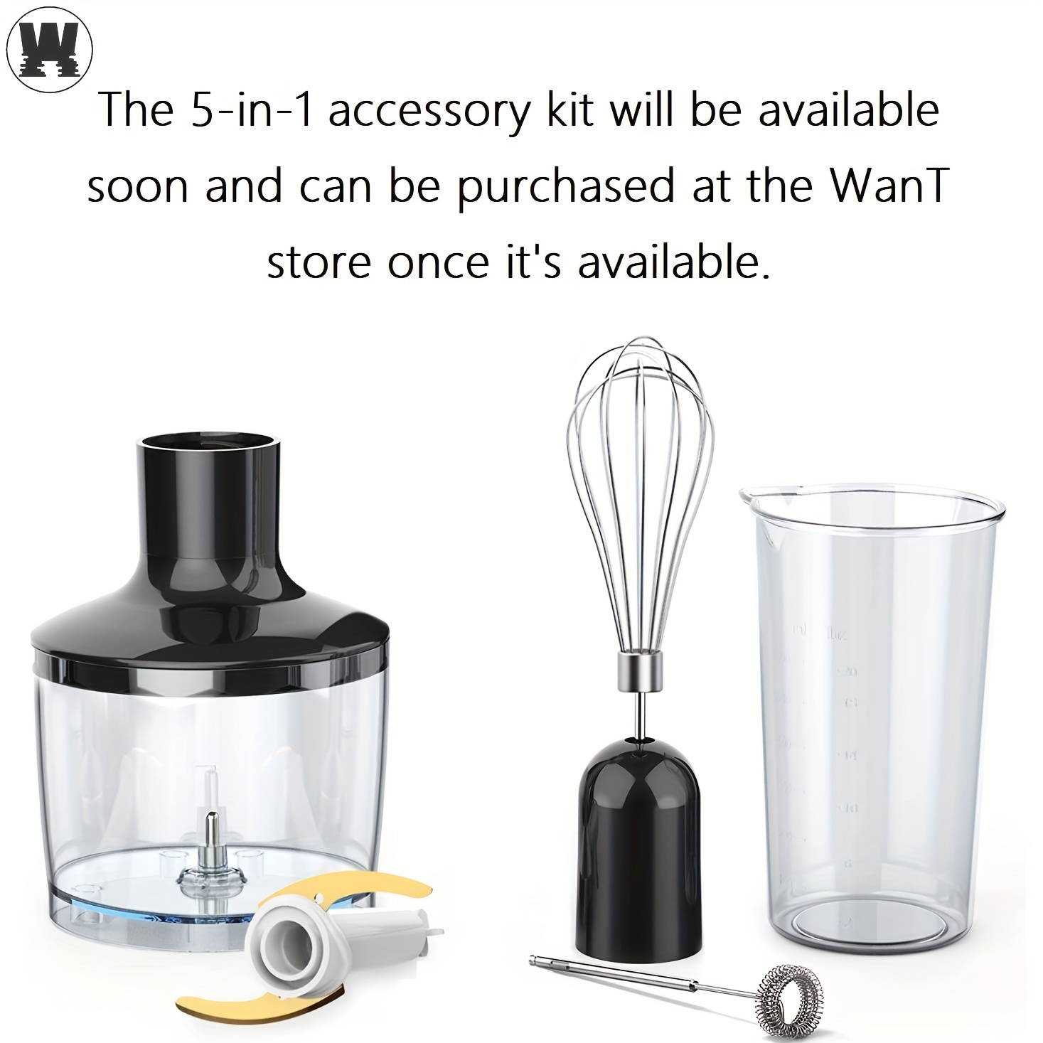 WANVOAPLS 2-Speed Handheld Immersion Blender • Detachable Shaft... product image 3