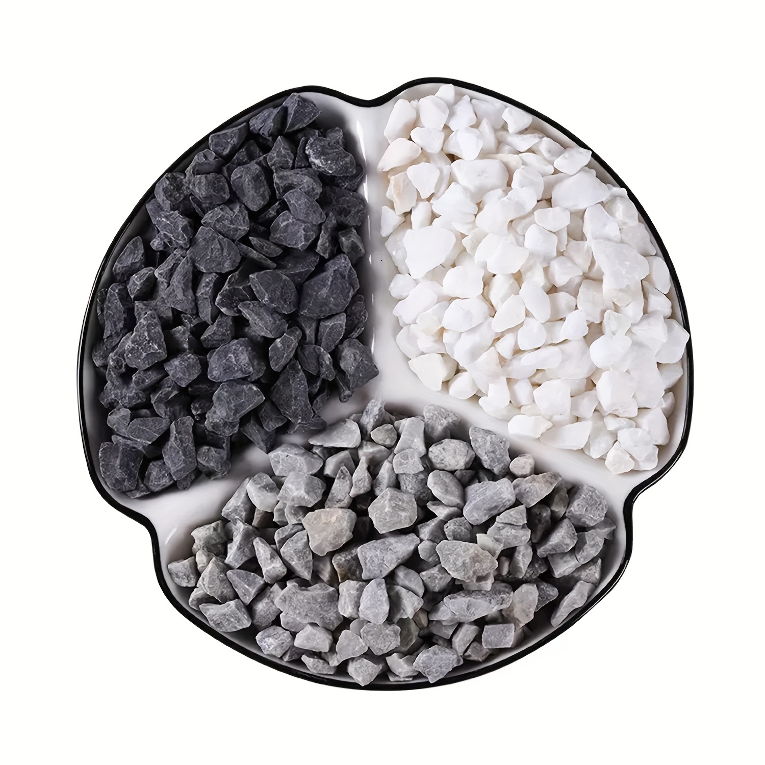 

Decorative Stones For Plant Pots - 100g, 500g, 1000g White And Gray Natural Stone Pebbles For Indoor Faux Plant Potting And Bonsai Gardens