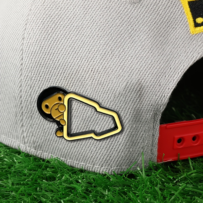 TEMU 1 pièce Badge créatif unique en alliage de et émail, épingle à chapeau, broche pour hommes et femmes - Épingle accessoire de mode pour sacs à