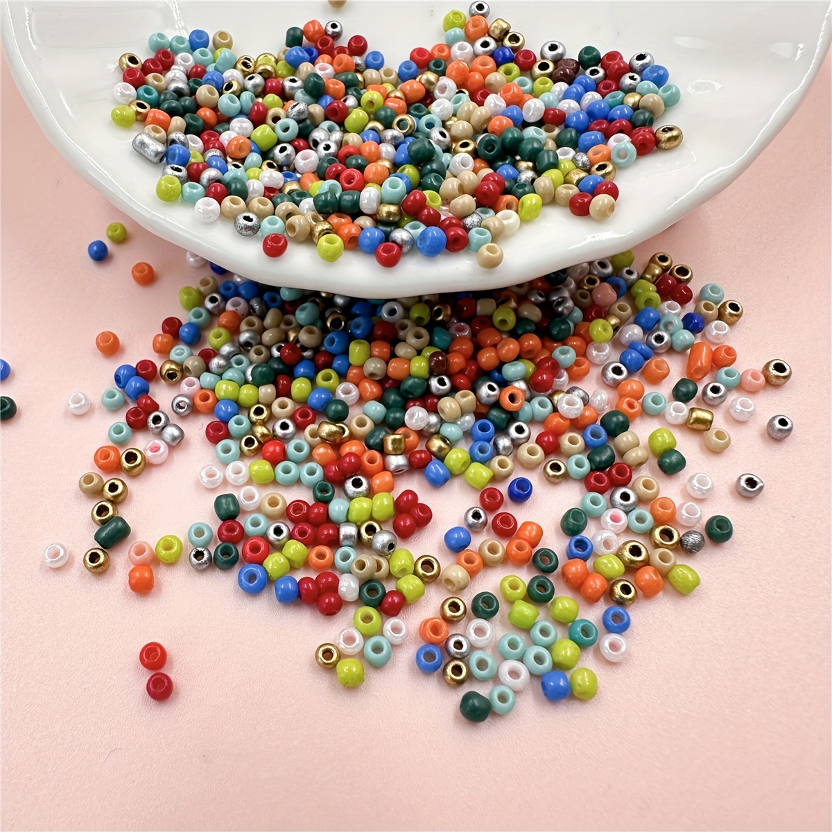 14400pcs Glass Seed Beads for Jewelry Making Kit, 120 Colors 4mm