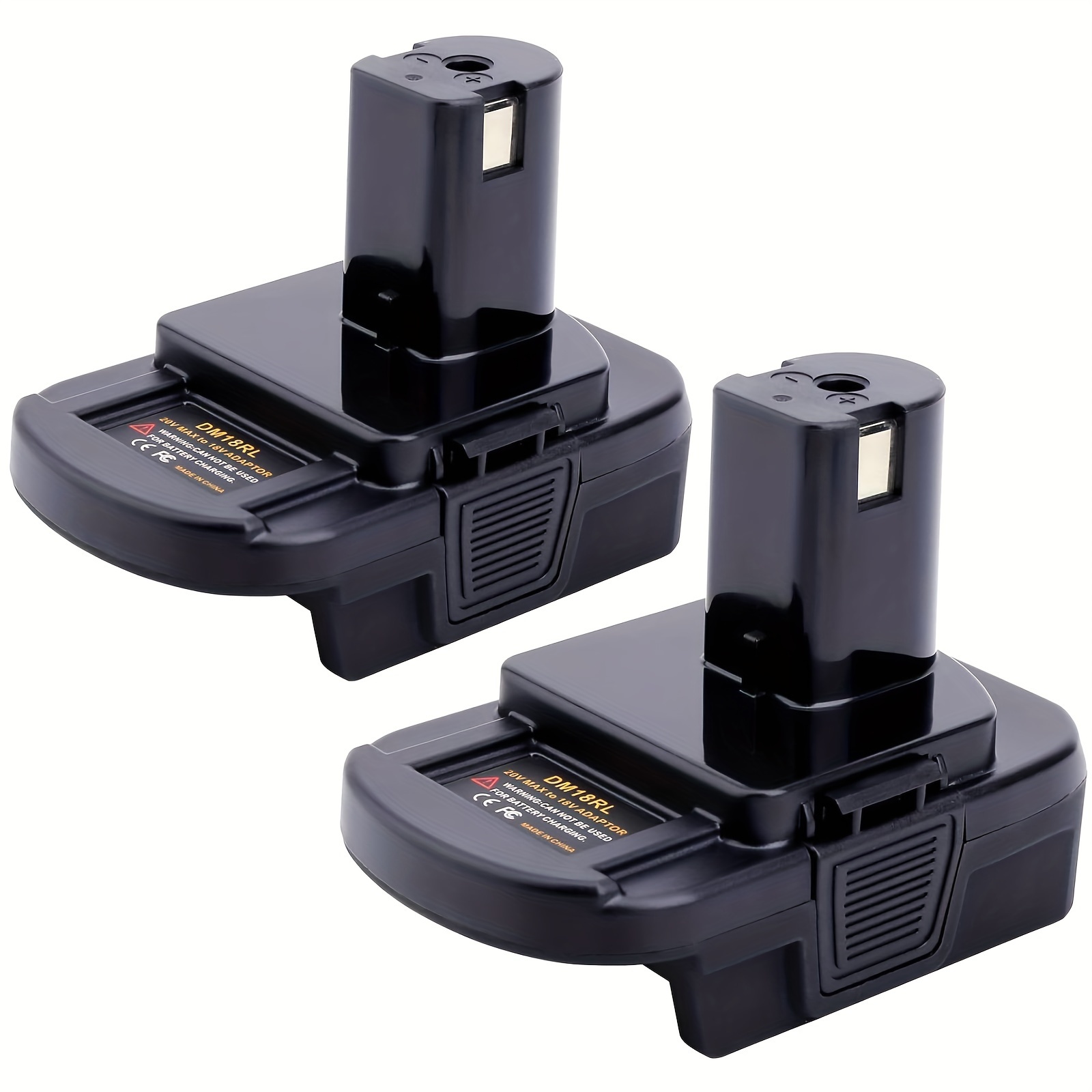 Pack/2 Pack *18RL Battery Adapter Converter Use for Ryobi for 20V  Li-ion or for 18V M18 Li-* Replace to Ryobi 18V Li