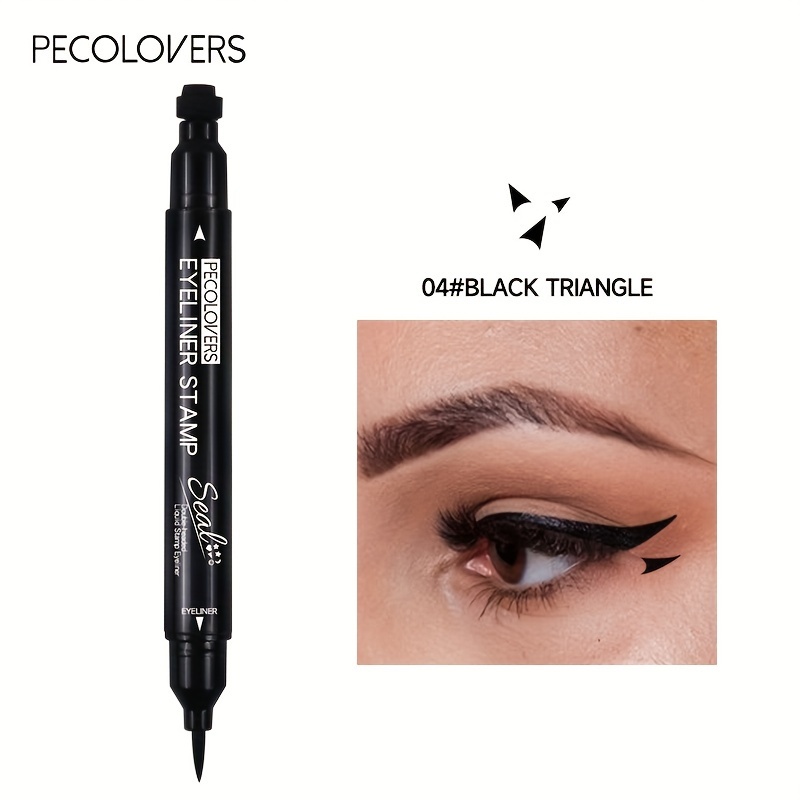 Double Head Moon Star Heart Flower Liquid Eyeliner Pen Makeup Seal Eyeliner Pencil Waterproof Cosmetic