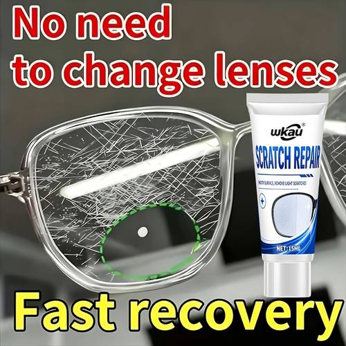 item picture eyeglass scratch repair paste glasses scratch repair goggle protection stylish portable repair durable formula lens polishing optical repair kit suitable for students products eye care