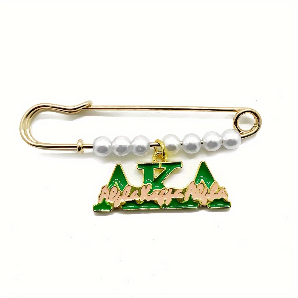 

[hot ] Sorority Enamel Pendant Brooch Pin - Zinc Alloy, Men' By Muiot