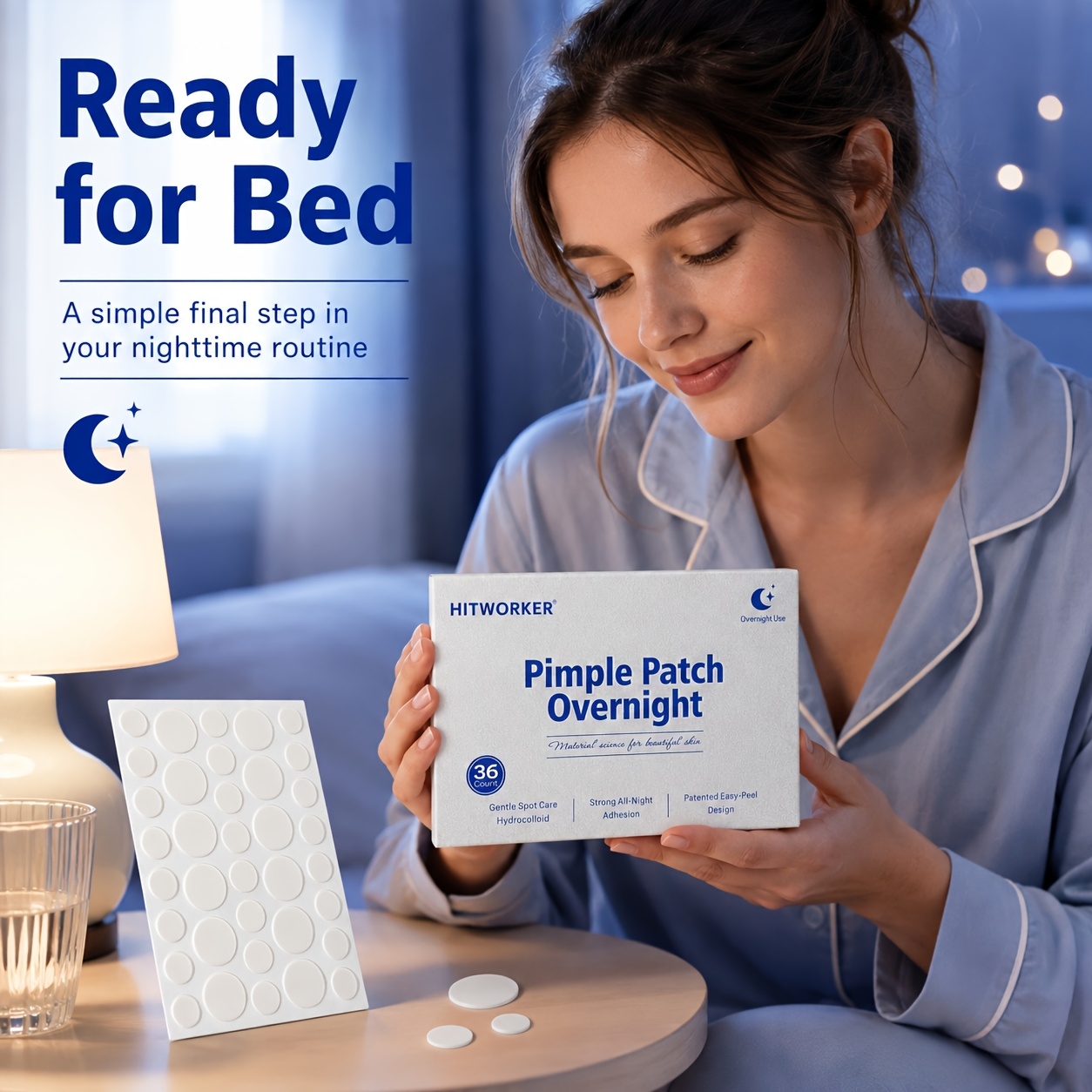 Hydrocolloid Pimple Patch (Night Use) 36 Patches