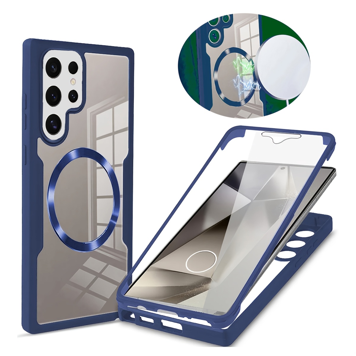 TEMU Phone Case: Full Protection Phone Case With Screen Protector, Compatible With S25 Ultra/s24 Ultra/s24 Plus/s24 Fe/s23 Ultra/s23 Fe/s22 Ultra/s21