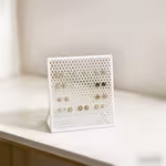 Badge Display Stand, Earring Organizer, Brooch Storage Board, Enamel Pin Collection Organizer, Desktop Stable Pin Collection Display StandOpen in new tab.