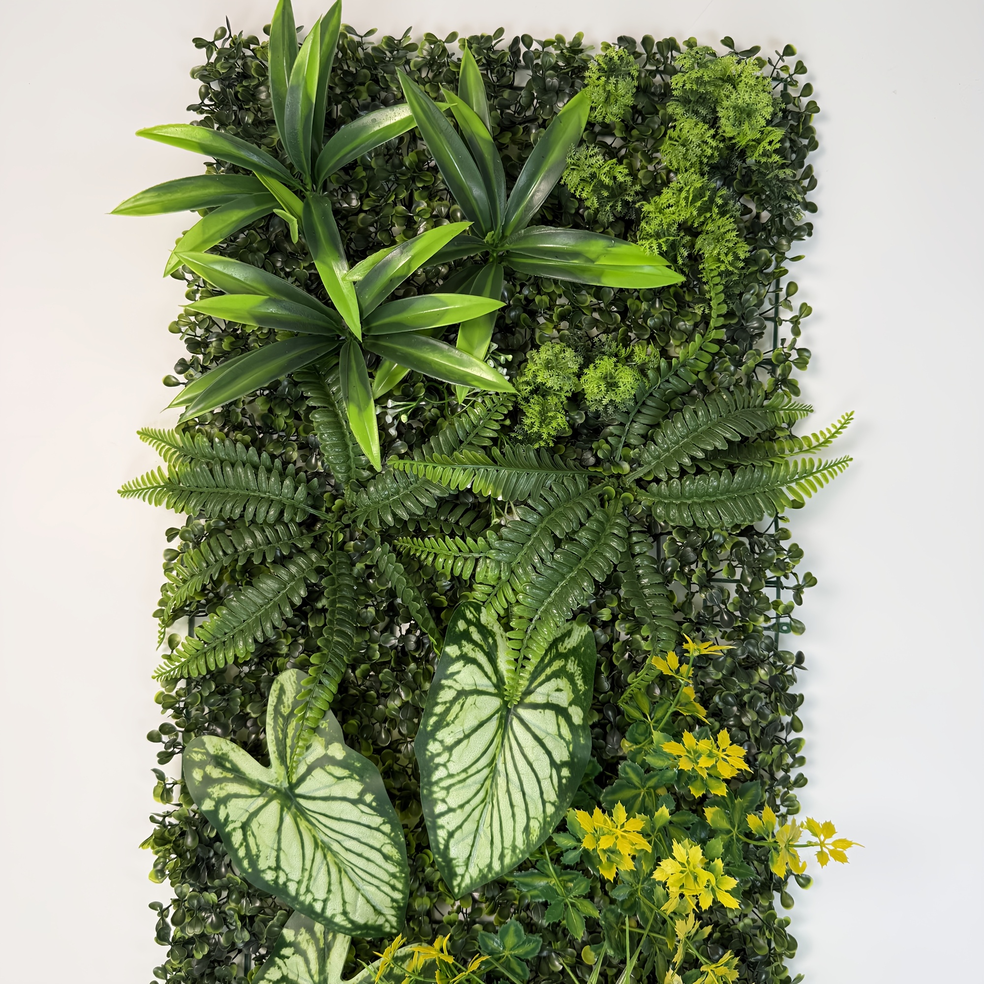 UV-Resistant Artificial Plant Faux Grass Turf Green Wall