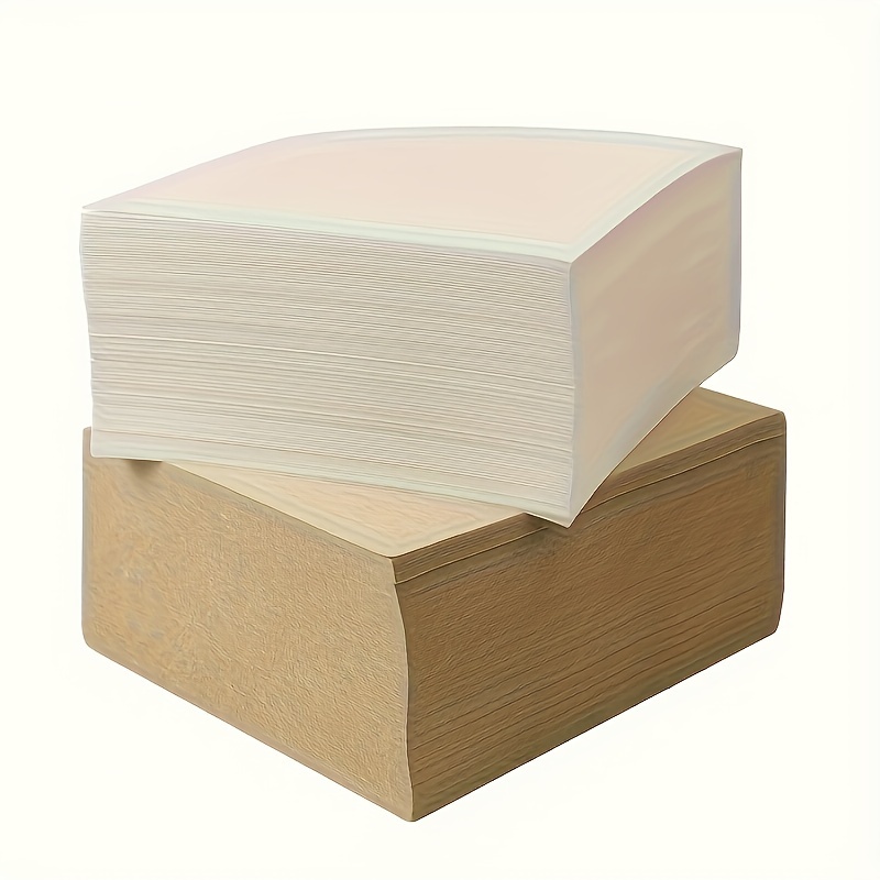 

400pcs Super Square Note Paper - , Blank Pad, Ideal For & Reminders, With Wooden Box Display, Note Pads