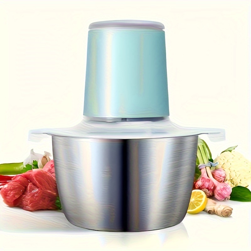 2l four blade knife food processor sub rechargeable meat grinder electric stainless steel meat dish mixer complementary food processor