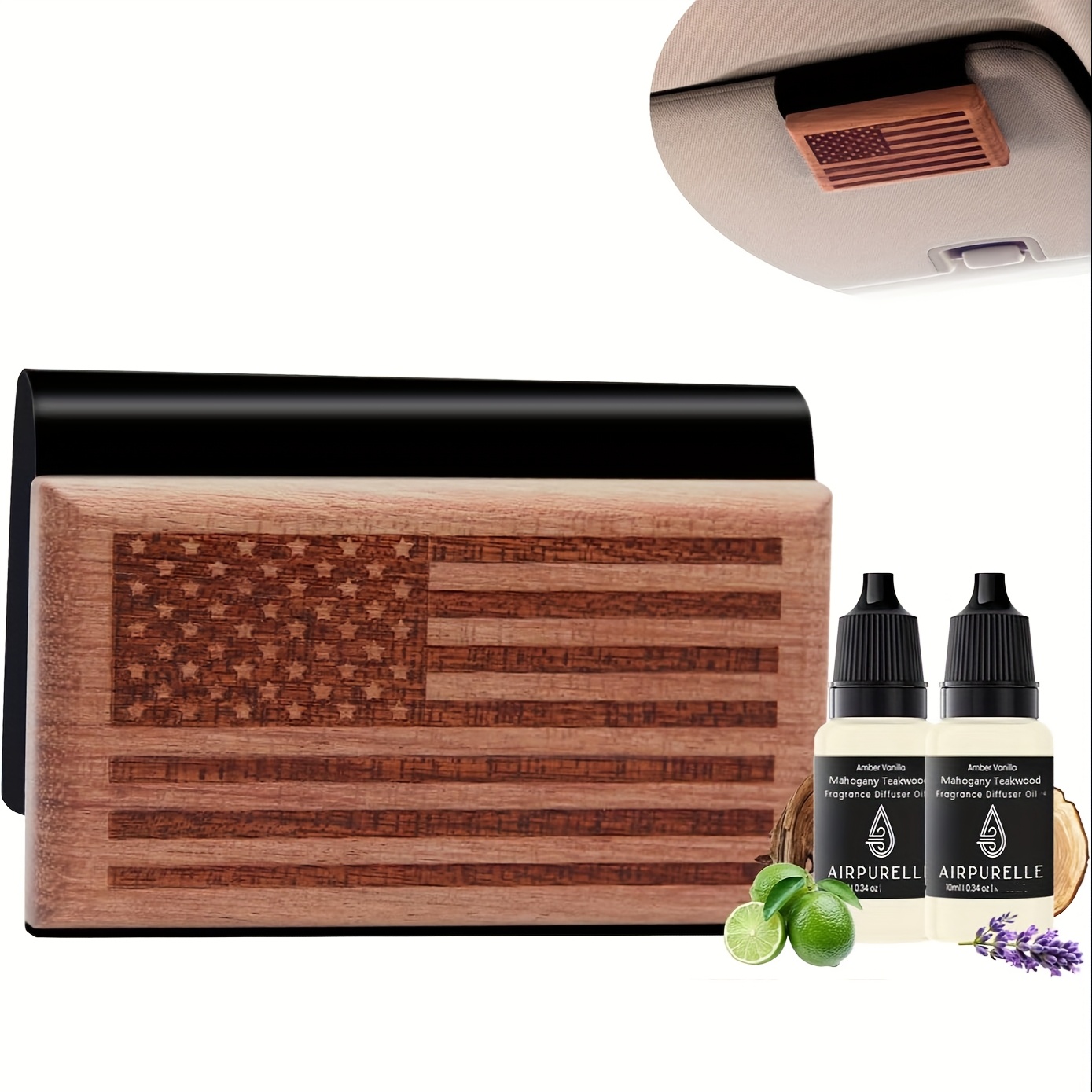 TEMU Hoogalife Freshener Automotive, Multi Odor Kit. Car Decoration With Pattern, Suitable For The Sun Visors Of And Passenger, Durable And Long-lasting