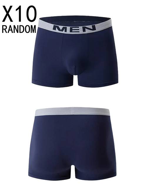 set casuale da 10 pezzi assortiti di boxer slip da a , , traspiranti ed elasticizzati, per sport o abbigliamento casual da casa, traspirante, ed elasticizzato, per abbigliamento casual e sportivo