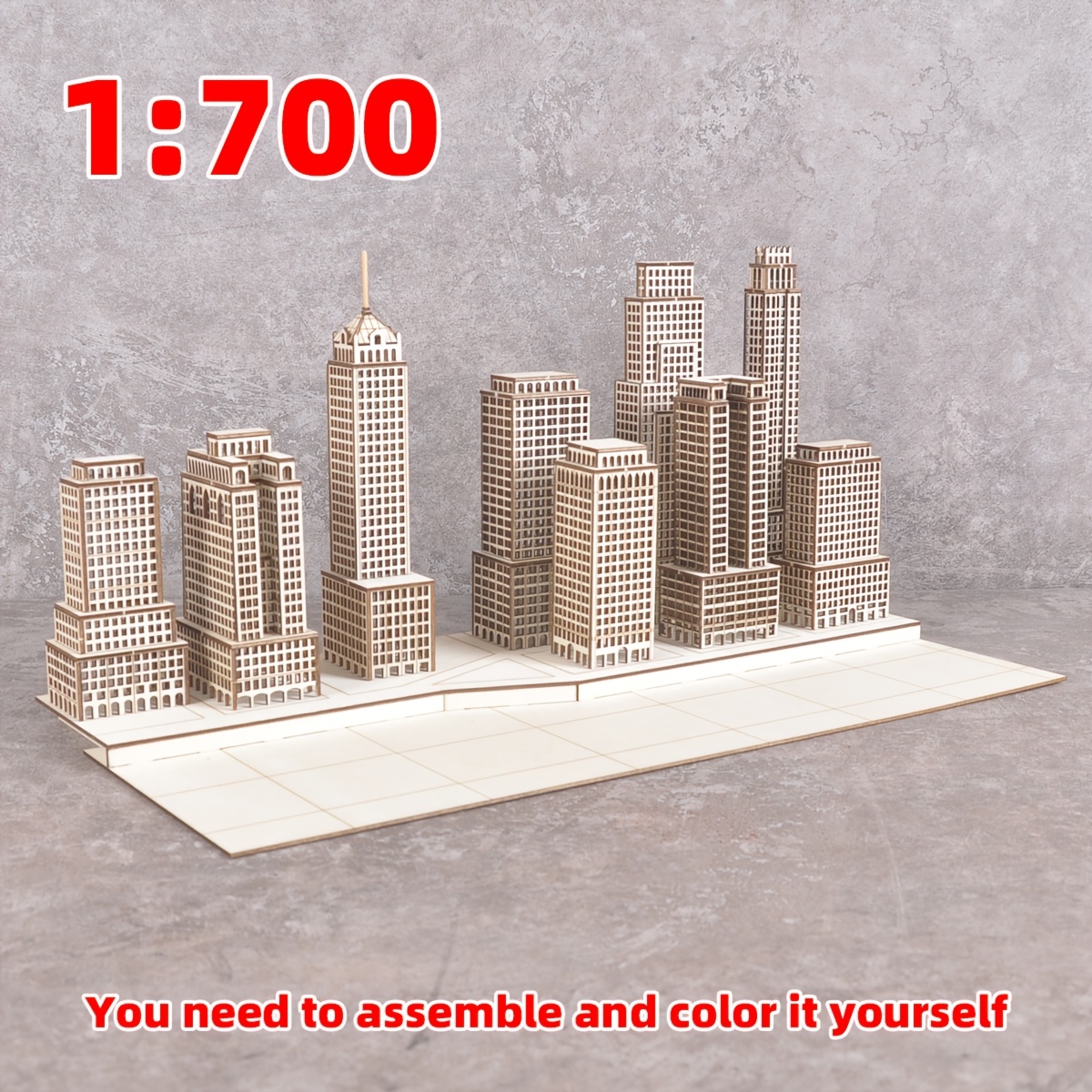 Static Scale Model Kit of Naval Base
