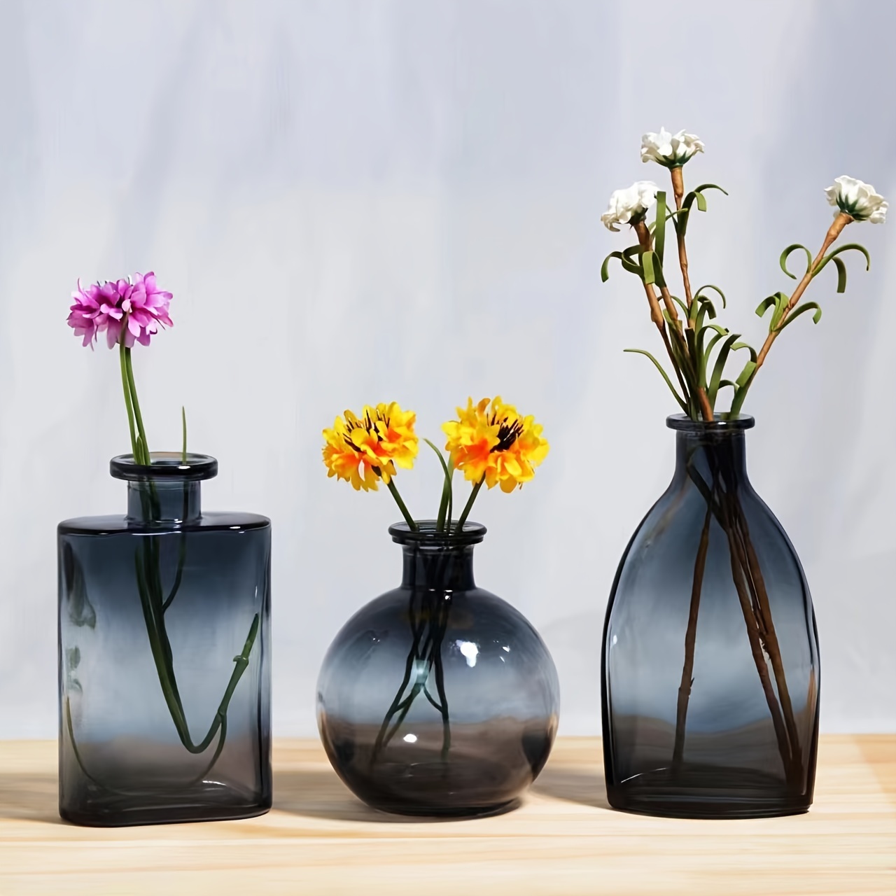 

Vase Set Of 3 Pattern Bud Vases For Decoration, Diamond Vases For – Decorative Vases For , Or Battery