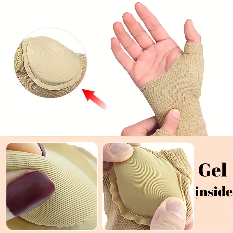 1pc Durable, Breathable Wrist Support Gloves - Sweat-Absorbent, Sports Gloves with Gel Padding for Enhanced Comfort and Protection, Nylon Blend, Sports Protection Gear | Breathable Sports Gloves | Nylon Blend Gloves