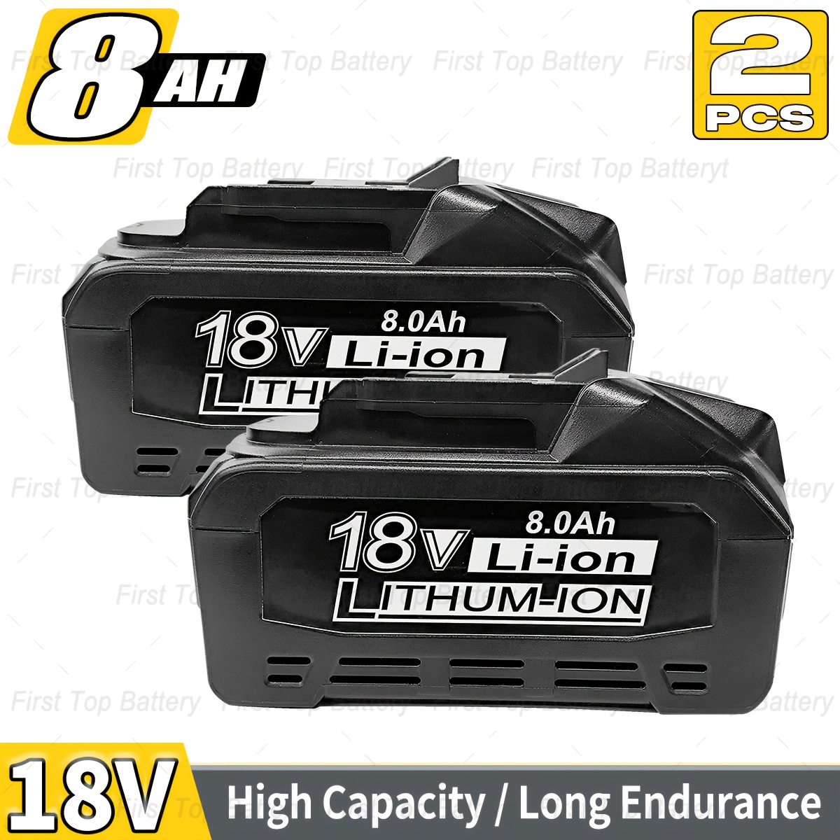 E-shop 1/2/3ER-PACK 8.0Ah 18V Lithium-Ionen BL1890B BL1860 Akku Ersatz für Makita 18V Akku Kompatibel mit Makita 18 Volt Akku BL1890 BL1850B BL1850