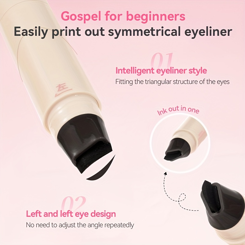 rotating eyeliner   long lasting waterproof sweat proof   application for beginners quick eye makeup ideal gift   options daily use beginner friendly makeup tool   durable makeup tool Product details 3