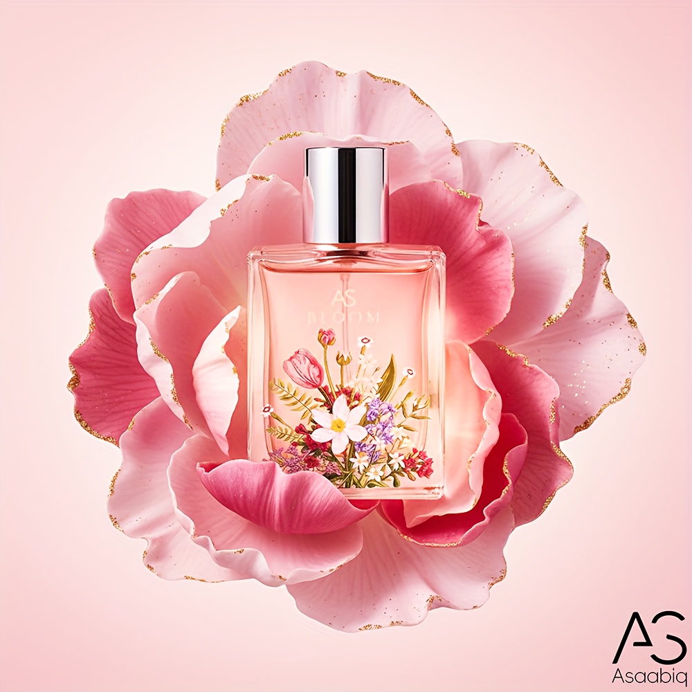 50ml As Pink Unisex Perfume | : -, & . , Gentle Floral Scent. Ideal For Dates, Parties And Holiday Gifting.