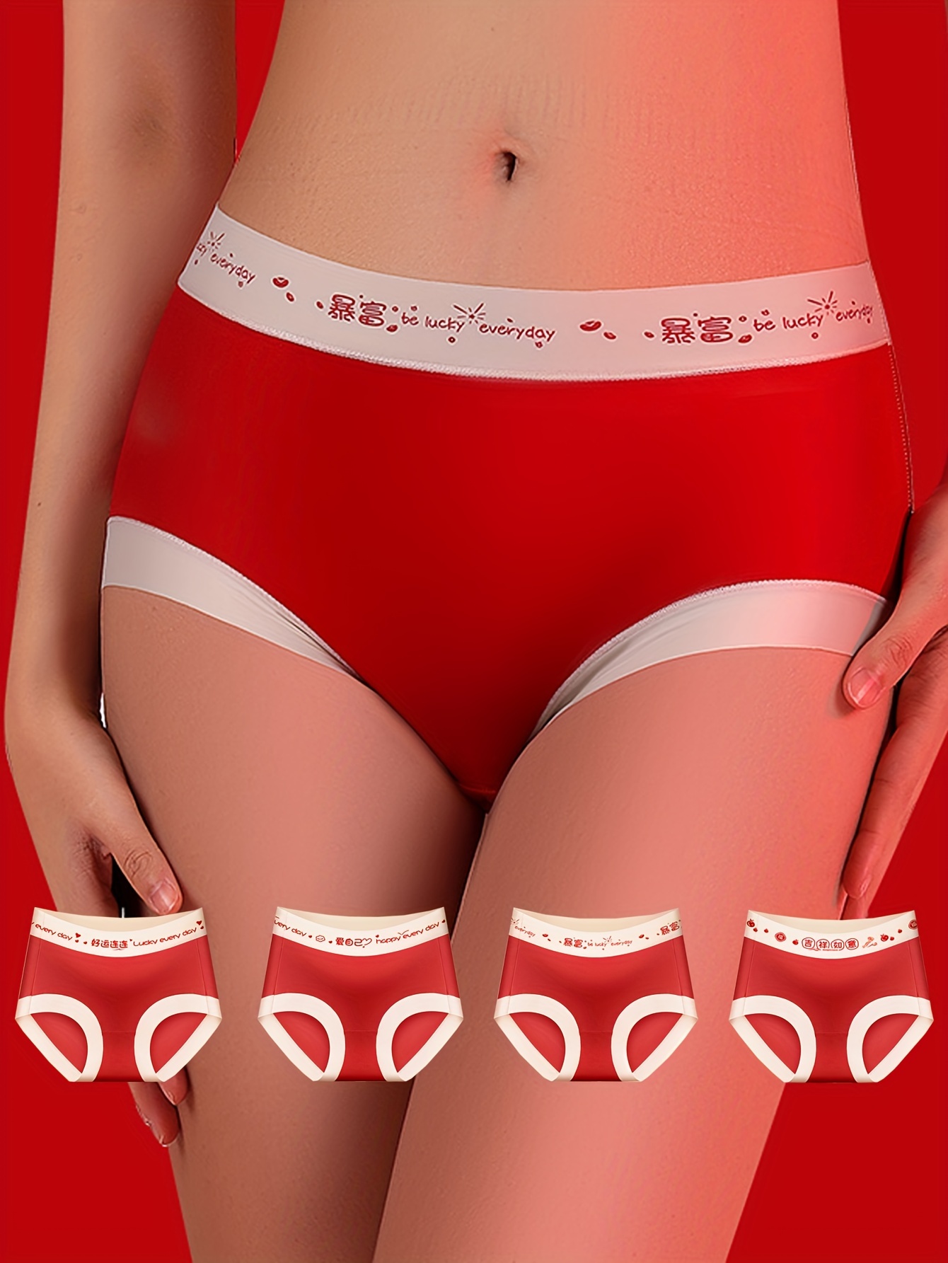 Red Underwear Women - Temu