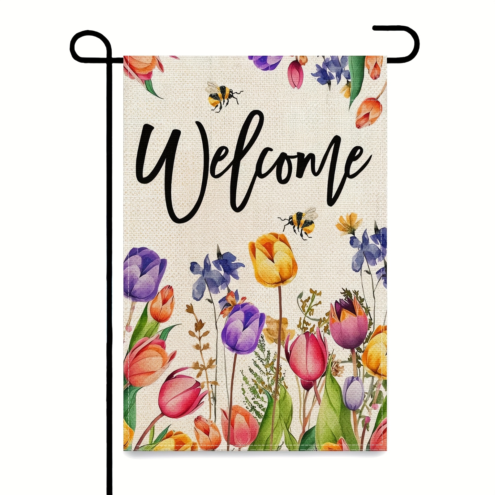 TEMU 1pc Spring Easter Flag, Yard Home Seasonal Farmhouse Outdoor Decor, Home Decor, Outdoor Decor, Yard Decor, Garden Decor, Holiday Decor,