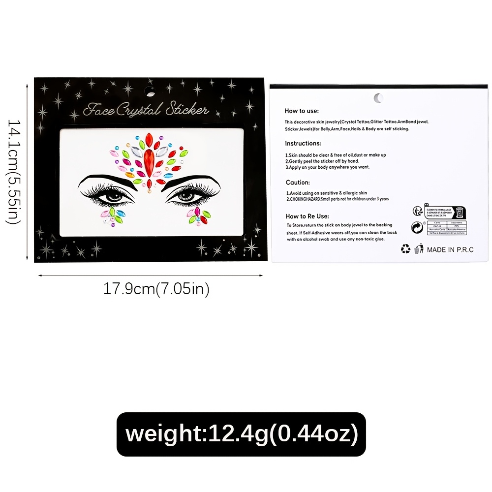 5pcs sparkling crystal face gems vibrant multi Temu Oman