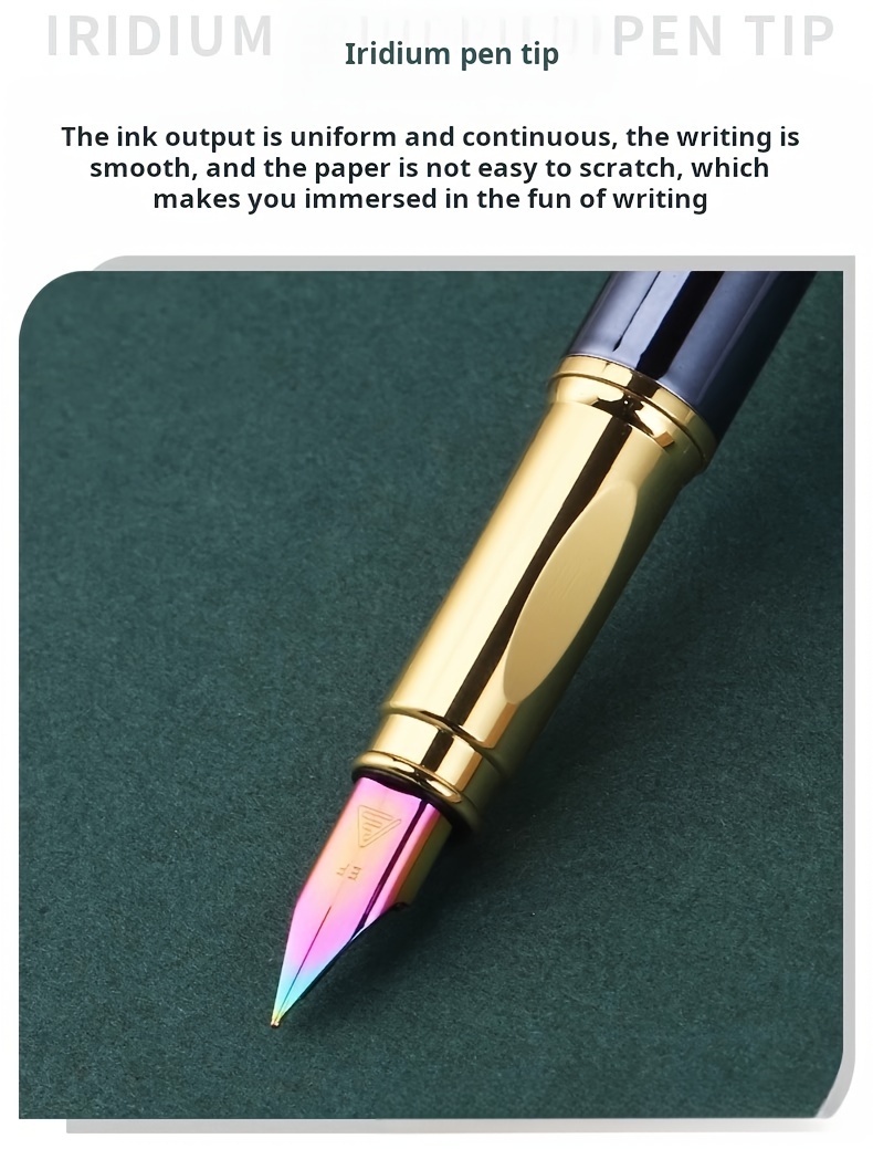 metal fountain pen quick drying extra fine point Temu United