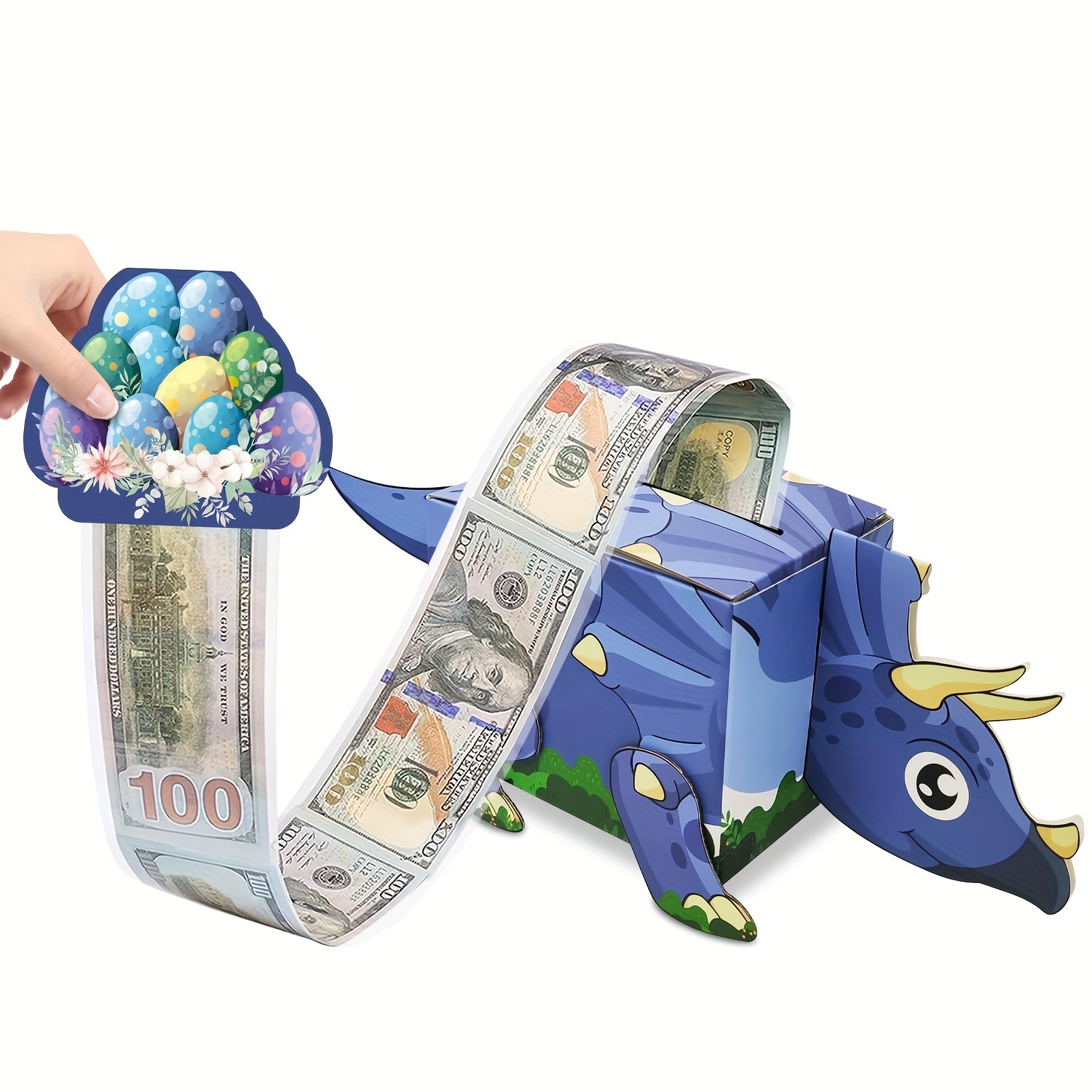 圣诞节主题现金箱快乐生日贺卡和50个透明袋惊喜现金箱现金箱现金适合庆祝生日活动万圣节感恩节圣诞节