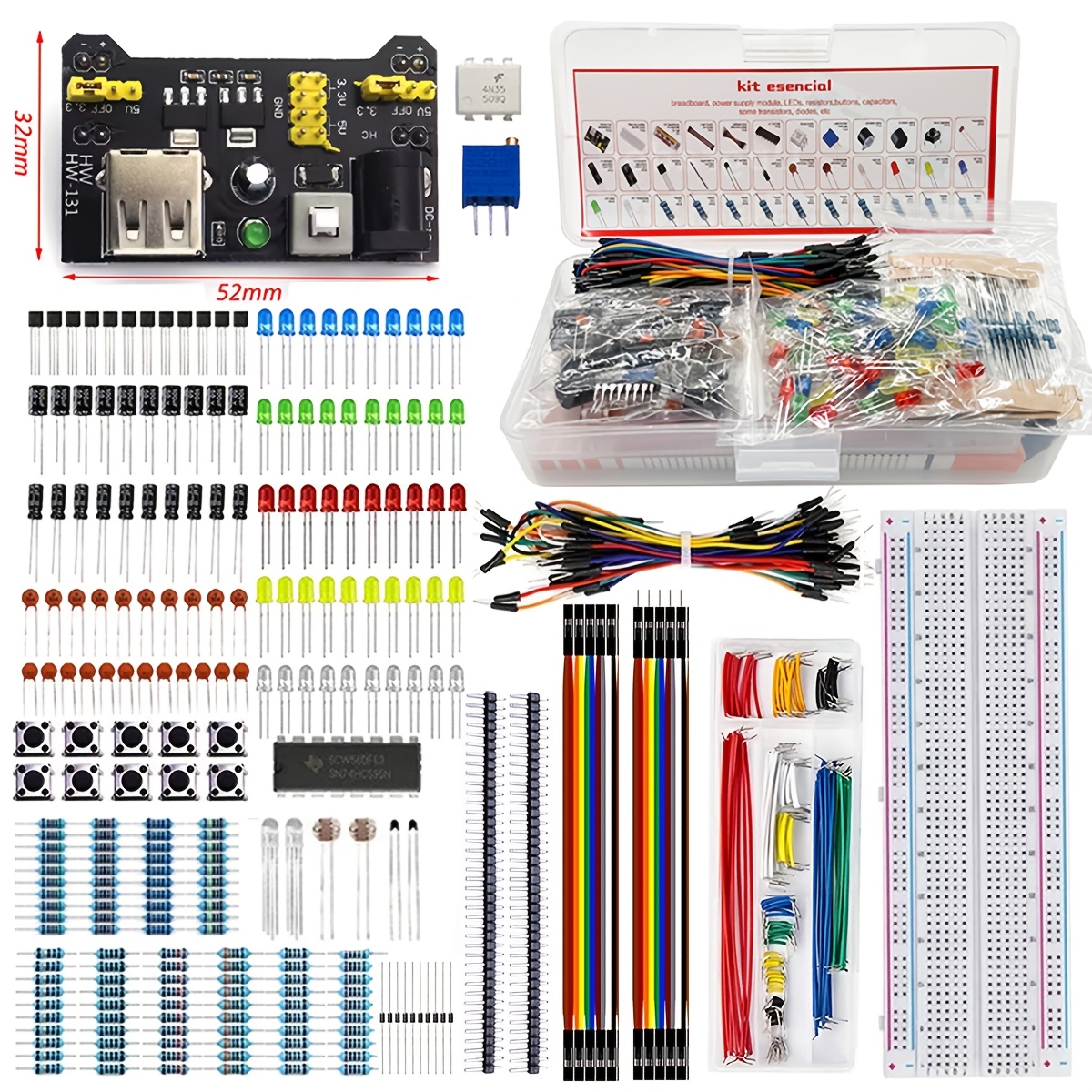 electronic components sold on Temu Australia