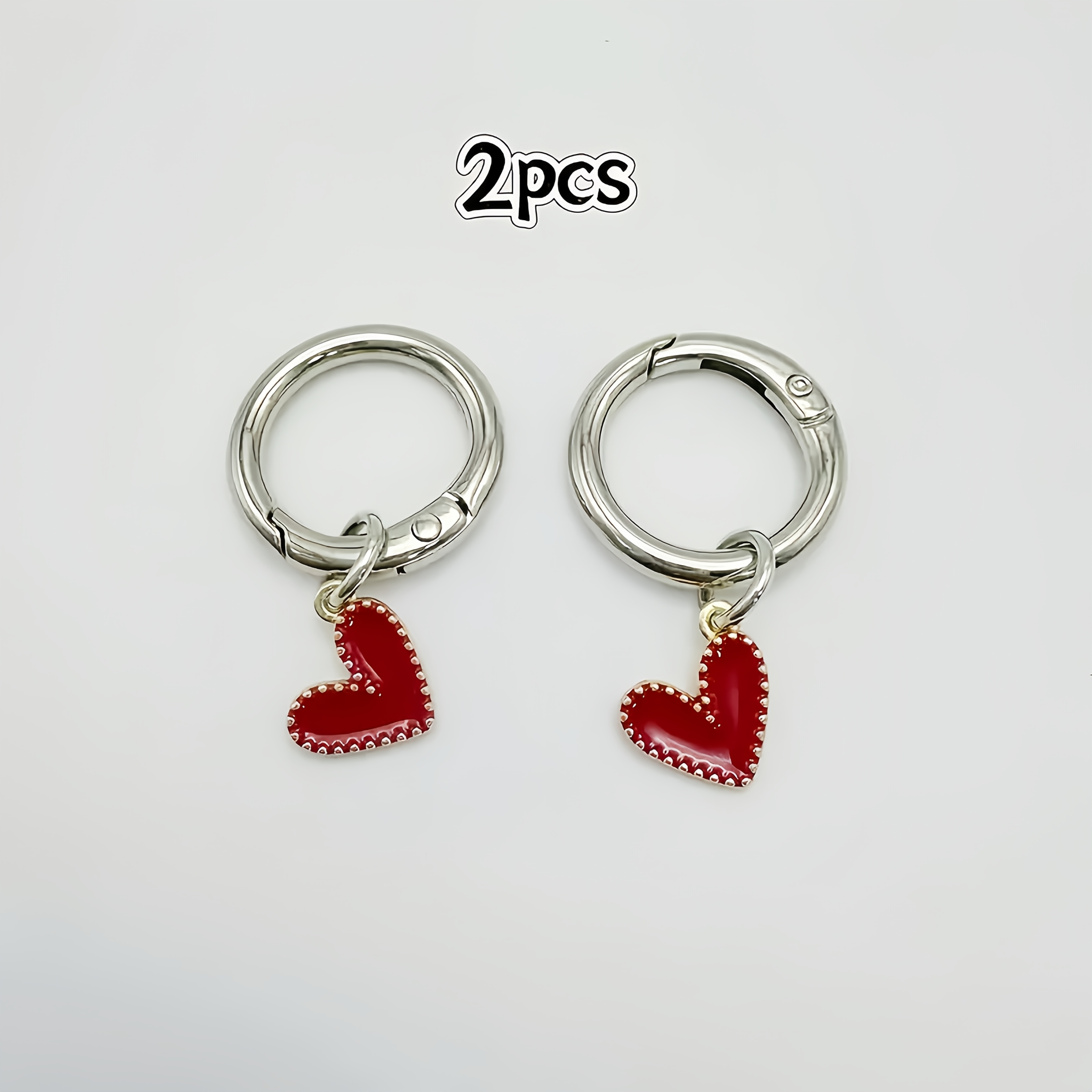2pcs Of Oil- Heart Shoe Buckles, Hanging Shoe Buckles, Shoe And Boot Decorations, Detachable Shoe Buckles